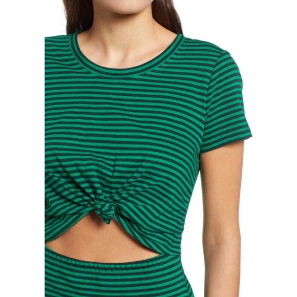 Socialite Striped Open Front Dress - Picture 2 of 9